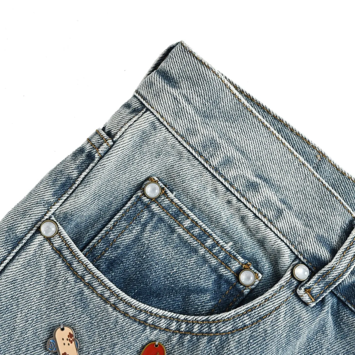 Louis Vuitton/Louis Vuitton hardware leather skateboard jeans